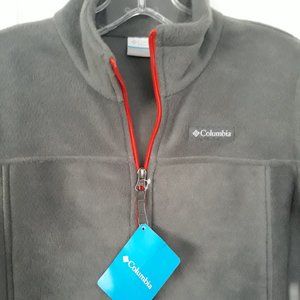 Columbia Gray Zip Fleece Boys Jacket